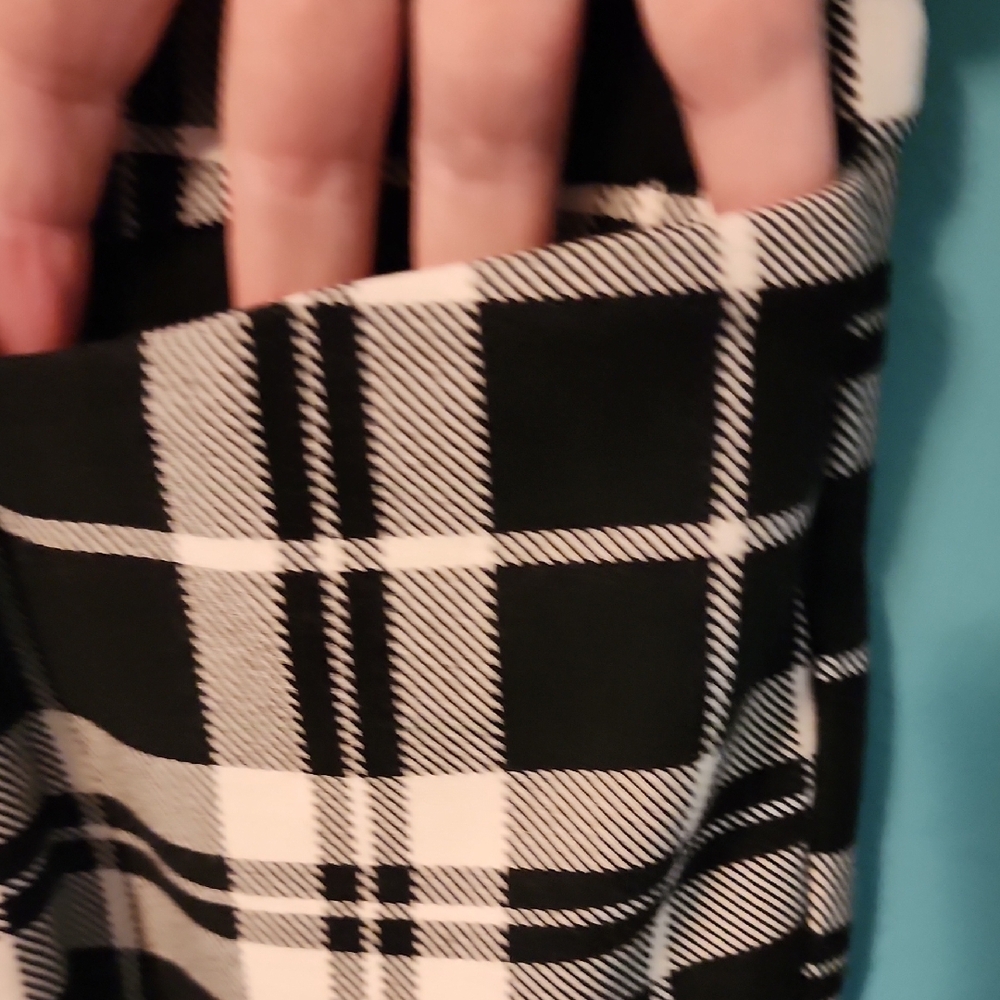 Torrid Studio Black and White Checkered Pants - Picture 2 of 4